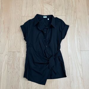 Aritzia blueprint poplin top